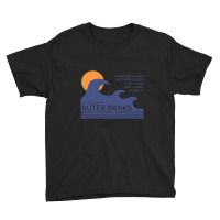 Hot Trend Outer Banks Nc Waves Youth Tee | Artistshot