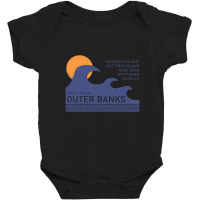 Hot Trend Outer Banks Nc Waves Baby Bodysuit | Artistshot