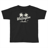 Limited Edition Wellington Florida Vintage 70s Palm Trees Toddler T-shirt | Artistshot