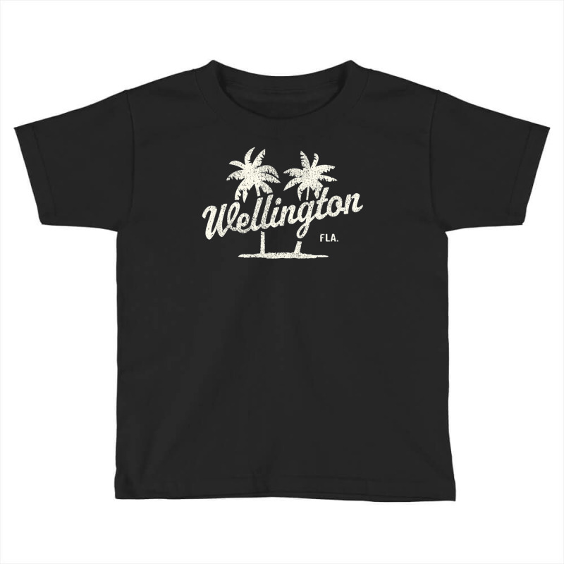 Limited Edition Wellington Florida Vintage 70s Palm Trees Toddler T-shirt | Artistshot