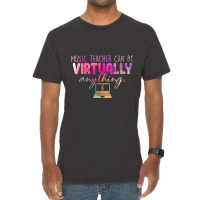 Music Teachers Can Do Virtually Anything Back To School Vintage T-shirt | Artistshot