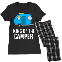 Camping King Of The Camper Rv Camper Dad Camper King Women's Pajamas Set | Artistshot