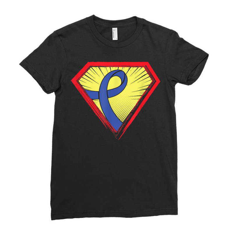 Hero  Osteogenesis Imperfecta Awareness Supporter T Shirt Ladies Fitted T-Shirt by shanesxk | Artistshot