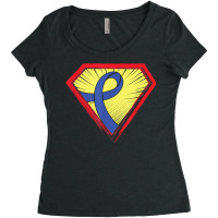 Hero  Osteogenesis Imperfecta Awareness Supporter T Shirt Women's Triblend Scoop T-shirt | Artistshot