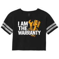 I Am The Warranty Race Car Parts Repair Guy Funny Mechanic T Shirt Scorecard Crop Tee | Artistshot