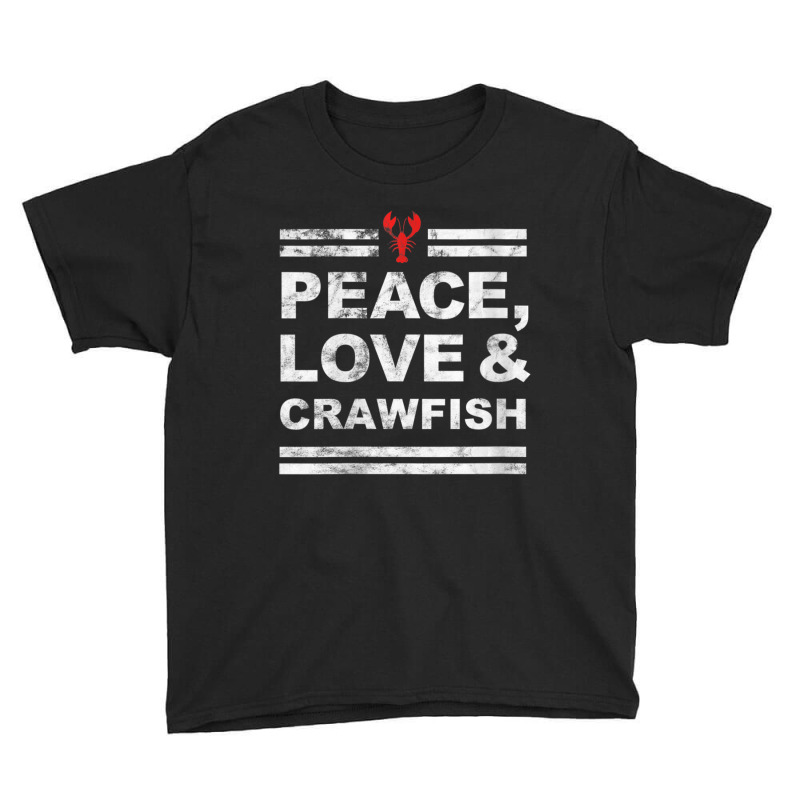 Womens Love Crawfish Cajun Mardi Gras Food Fest V-neck Youth Tee by namnguyen | Artistshot