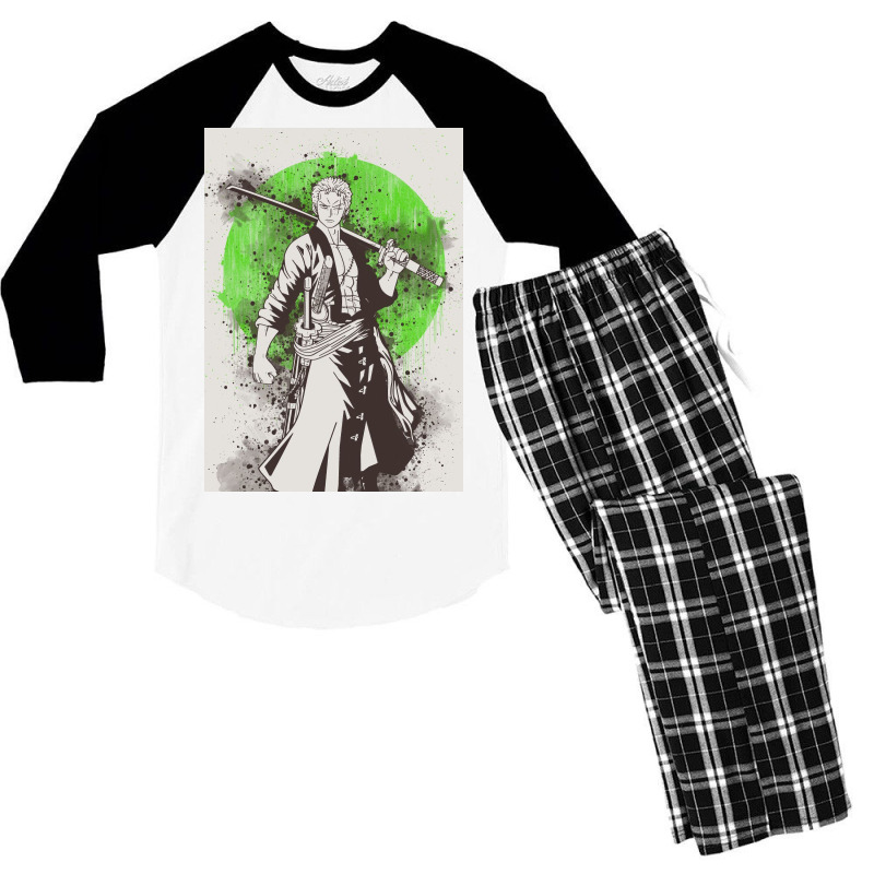 Roronoa Zoro Men's 3/4 Sleeve Pajama Set | Artistshot