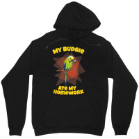 My Budgie Ate My Homework Budgerigar Parakeet Unisex Hoodie | Artistshot