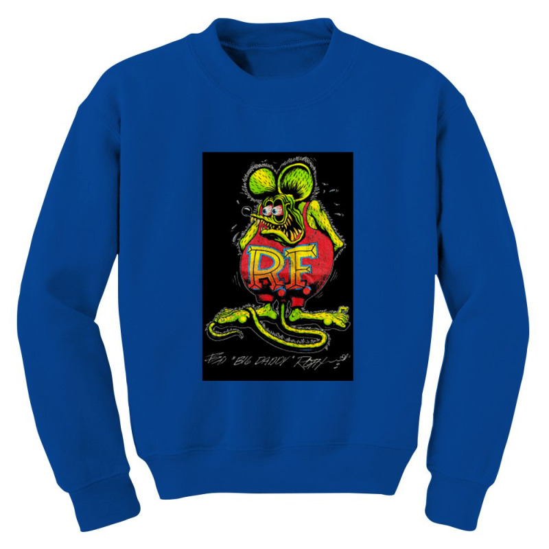 Rat F Soldier   Rat Youth Sweatshirt | Artistshot