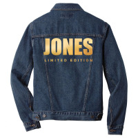 Jones Limited Edition Last Name Personalized Surname Custom T Shirt Men Denim Jacket | Artistshot