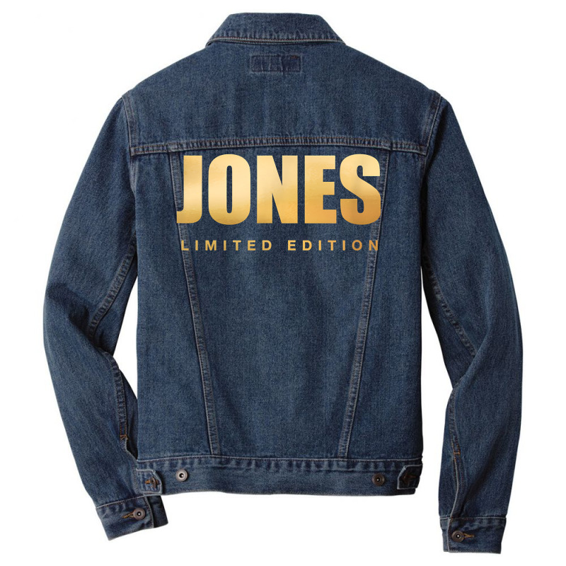 Jones Limited Edition Last Name Personalized Surname Custom T Shirt Men Denim Jacket by hoasantiaz | Artistshot