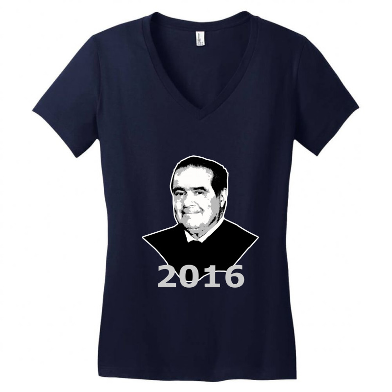 Antonin Scalia 2016 Candidate Women's V-Neck T-Shirt by coklattedy16 | Artistshot