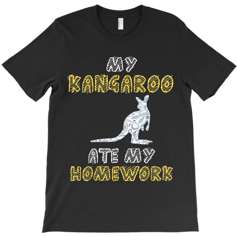 My Kangaroo Ate My Homework Wallaroo Joey Kid Back To School T-shirt | Artistshot