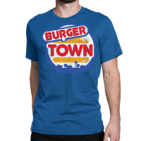 Burger Town Cute Classic T-shirt | Artistshot