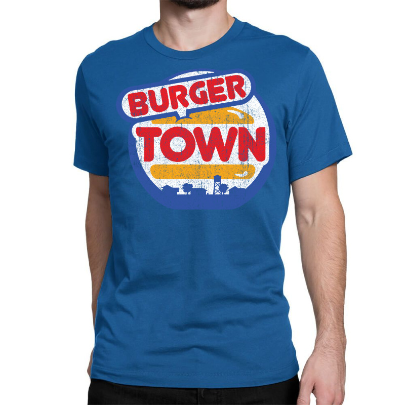 Burger Town Cute Classic T-shirt | Artistshot