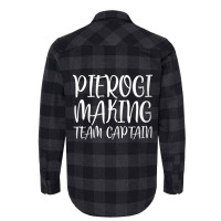 Womens Pierogi Making Team Captain Polish Food Recipe V-neck Flannel Shirt | Artistshot