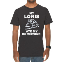 My Loris Ate My Homework Galago Potto Back To School Kid Vintage T-shirt | Artistshot