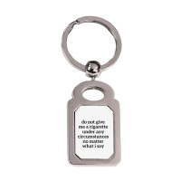 That Smoke Funny Silver Rectangle Keychain | Artistshot