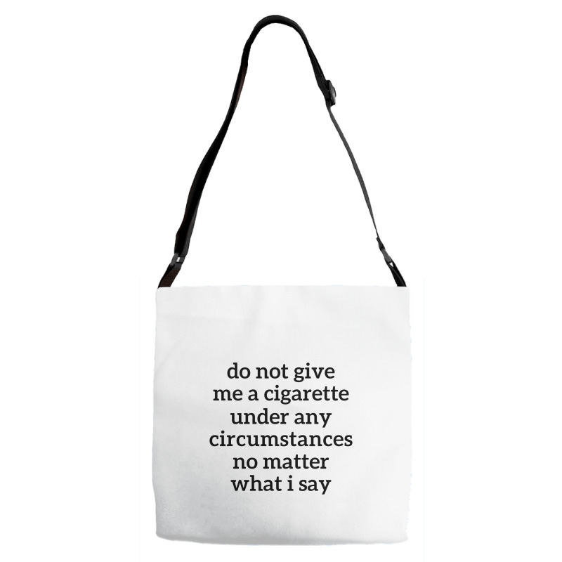 That Smoke Funny Adjustable Strap Totes | Artistshot