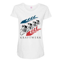 Kraftwerk Tour De France Humor Maternity Scoop Neck T-shirt | Artistshot