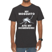 My Mosquito Ate My Homework Insect Gnat Back To School Kid Vintage T-shirt | Artistshot