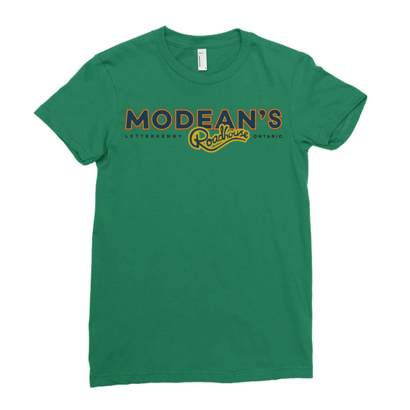 Modeans Roadhouse Retro Ladies Fitted T-Shirt by omaumajoty6 | Artistshot