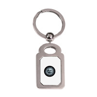 Music Hits Metal Silver Rectangle Keychain | Artistshot