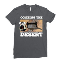 Combing The Desert Red Ladies Fitted T-shirt | Artistshot