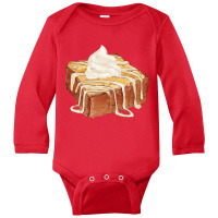 Brick Toast Bread Lover,honey Bread Brick Toast Topped With Long Sleeve Baby Bodysuit | Artistshot