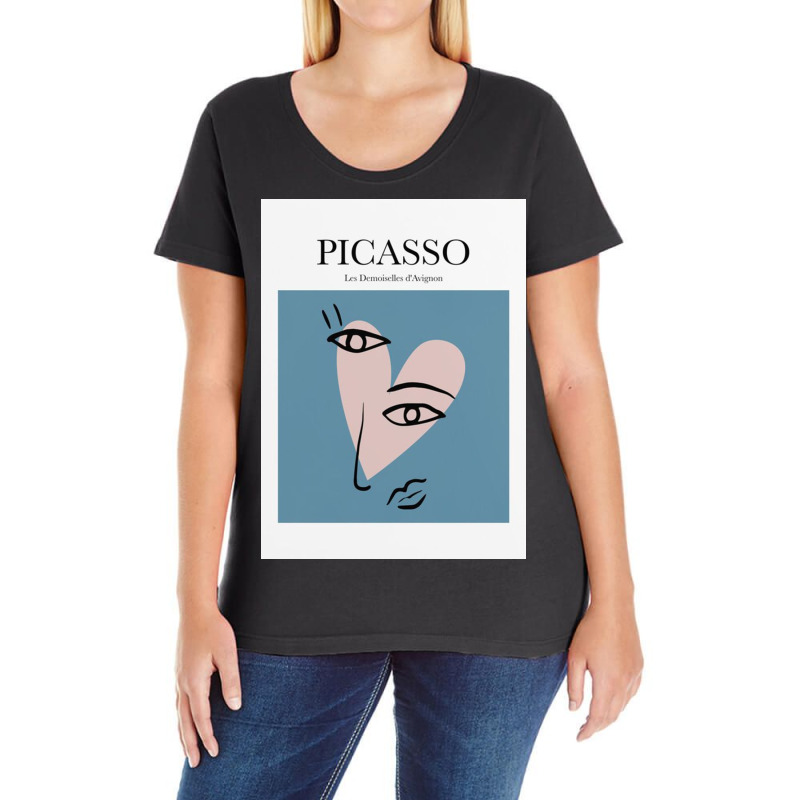 Picasso Les Demoiselles D'avignon Ladies Curvy T-Shirt by juandavis | Artistshot