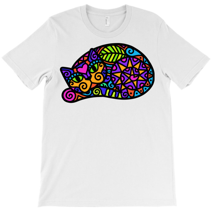 Doodley Doodlecat Sleepy 80s T-shirt | Artistshot