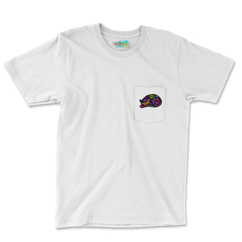 Doodley Doodlecat Sleepy 80s Pocket T-shirt | Artistshot