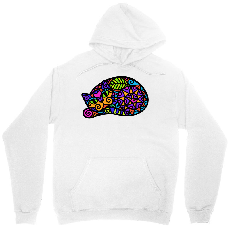 Doodley Doodlecat Sleepy 80s Unisex Hoodie | Artistshot