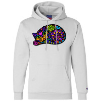 Doodley Doodlecat Sleepy 80s Champion Hoodie | Artistshot