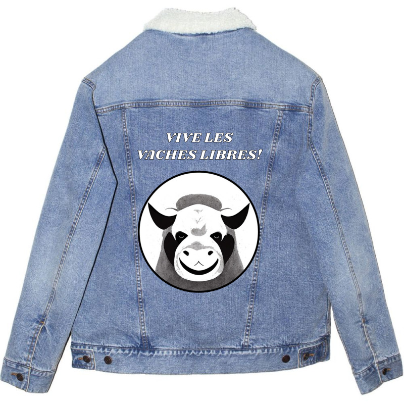 Livestock Farm Animal Unisex Sherpa-Lined Denim Jacket by risacha | Artistshot