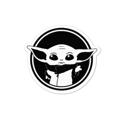 Baby Yoda Cute Sticker. By Artistshot