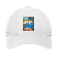 1926 France Summer On The Cote D'azur Travel Adjustable Cap | Artistshot