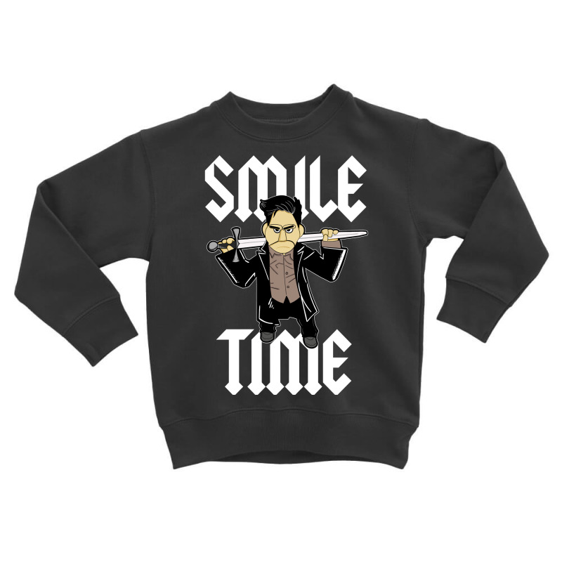 Hot Trend Smile Time Puppet Toddler Sweatshirt by Kimble Mcduffie | Artistshot