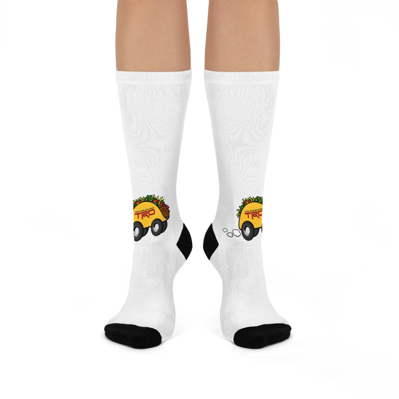 Best Taco Car Meme Crew Socks | Artistshot