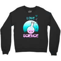 Love Science Kawaii Cute Chemistry Flask Japanese Aesthetic Vintage Crewneck Sweatshirt | Artistshot