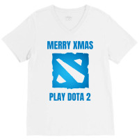 Merry Xmas Dota 2 V-neck Tee | Artistshot