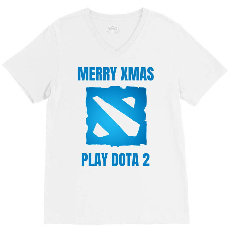 Merry Xmas Dota 2 V-Neck Tee by nuurkanafhab | Artistshot