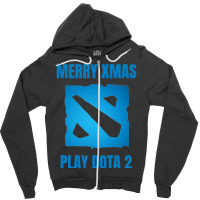 Merry Xmas Dota 2 Zipper Hoodie | Artistshot