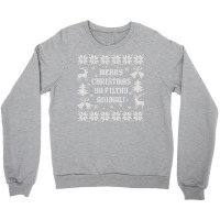 Merry Christmas Ya Filthy Animal Stars Crewneck Sweatshirt | Artistshot