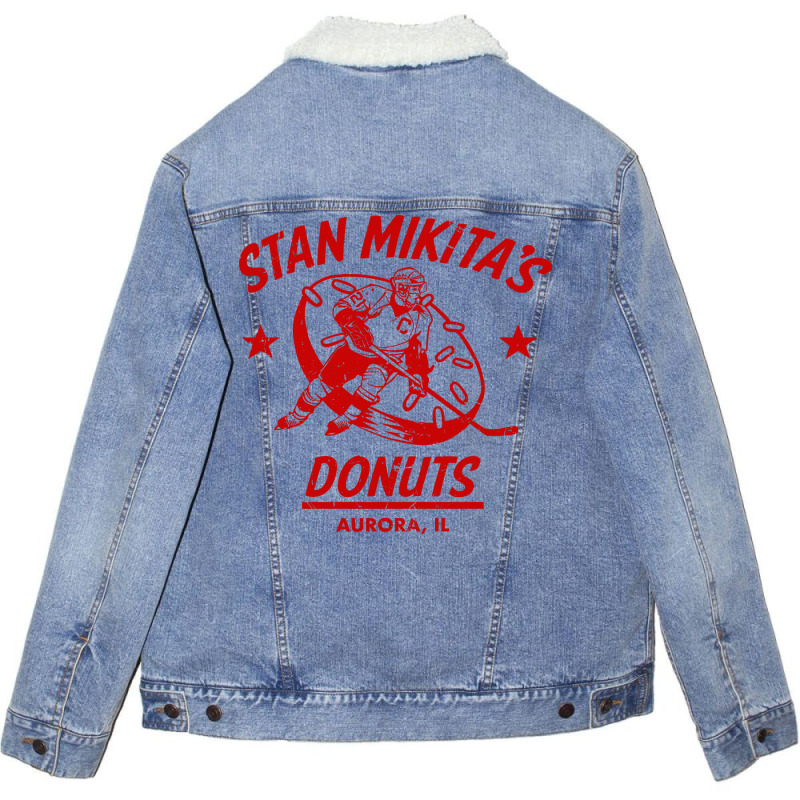 Mikitas Donuts Summer Unisex Sherpa-lined Denim Jacket | Artistshot