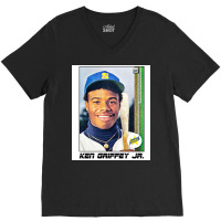 Ken Griffey Jr Rookie Card Gift V-neck Tee | Artistshot