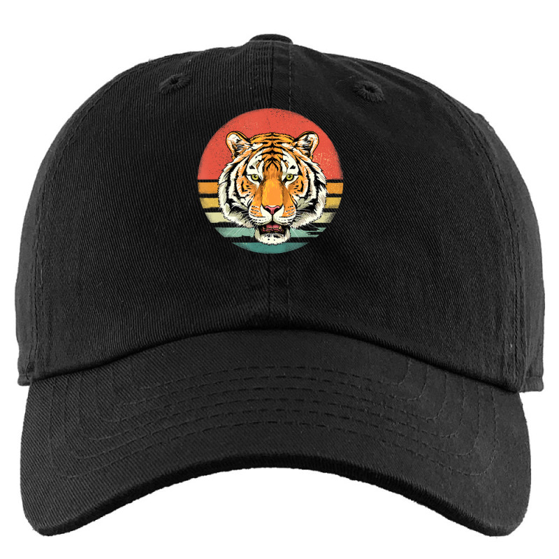 Hot Trend Retro Bengal Tiger Face Wildlife Zoo Jungle Animal Lover Kids Cap | Artistshot