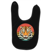 Hot Trend Retro Bengal Tiger Face Wildlife Zoo Jungle Animal Lover Baby Bibs | Artistshot