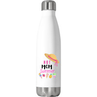 Hot Mom Summer Quote Stainless Steel Water Bottle | Artistshot