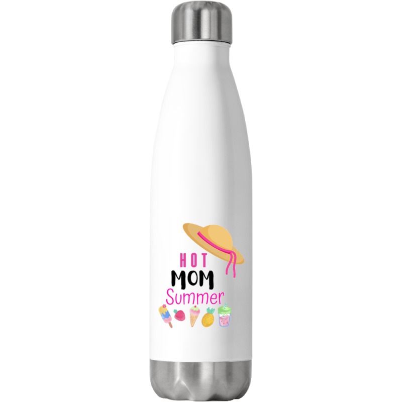 Hot Mom Summer Quote Stainless Steel Water Bottle | Artistshot